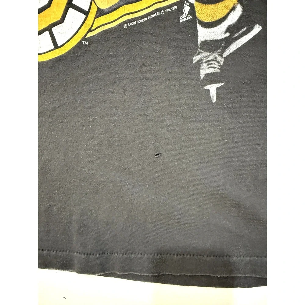 Vintage 90s Boston‎ Bruins Shirt Mens Medium NHL Hockey Salem Single Stitch RARE